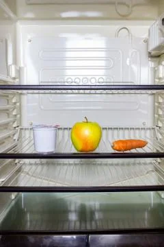 Inside the refrigerator Stock Photos