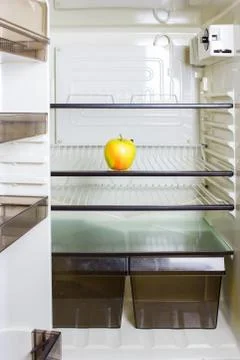 Inside the refrigerator Stock Photos