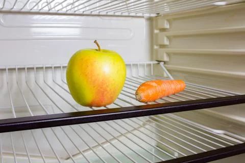 Inside the refrigerator Stock Photos