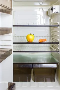 Inside the refrigerator Stock Photos