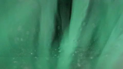 Inside a relentless car wash with fast rotating brushes and running water Stock Footage 173477160