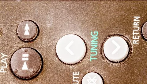 Inside a remote control Foto stock