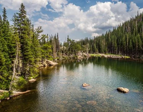 Inside of the Rocky Mountains Stock Photos