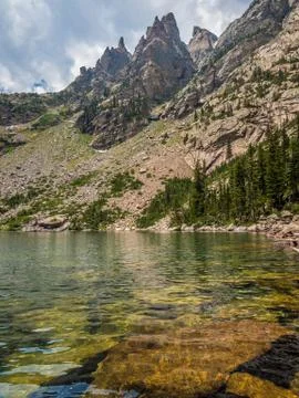 Inside of the Rocky Mountains Stock Photos