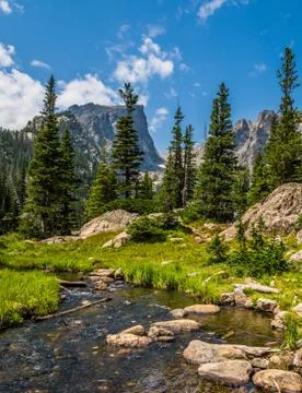 Inside of the Rocky Mountains Stock Photos