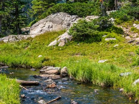 Inside of the Rocky Mountains Stock Photos