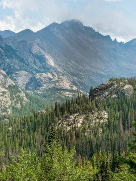 Inside of the Rocky Mountains Stock Photos