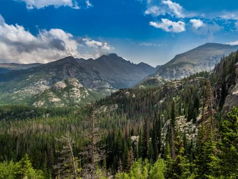 Inside of the Rocky Mountains Stock Photos