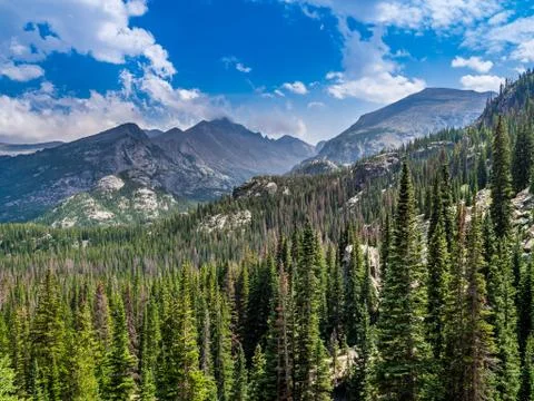 Inside of the Rocky Mountains Stock Photos