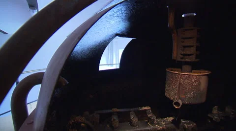 Inside rotating beer boiler Stock Footage 57144648