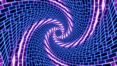 Inside Rotating Pyramid 4K VJ Loop - Hypnotic Music Background Animation Pin Stock Footage 300794076