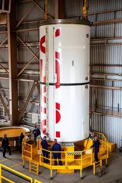 Inside the Rotation, Processing and Surge Facility at NASAs Kennedy Space.. Foto stock