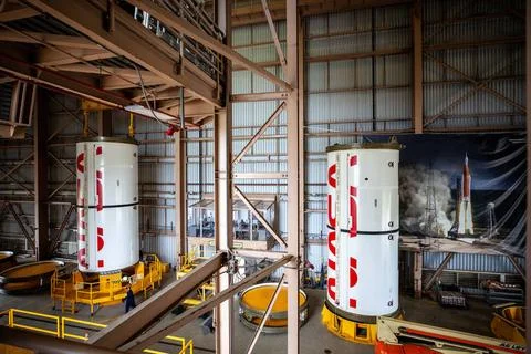 Inside the Rotation, Processing and Surge Facility at NASAs Kennedy Space.. Foto stock