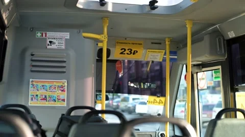 Inside the Russian bus on the move Видео 136365018