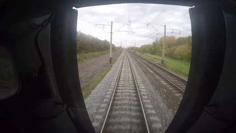 Inside a Russian train Stock Footage 91624278