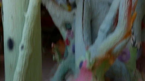 Inside Salvation mountain Stock Footage 47877357