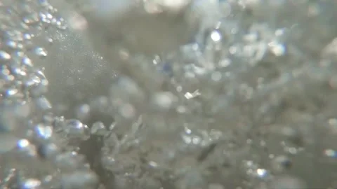 From Inside the Sea: The Agitation of the Waves Stock Footage 293888895