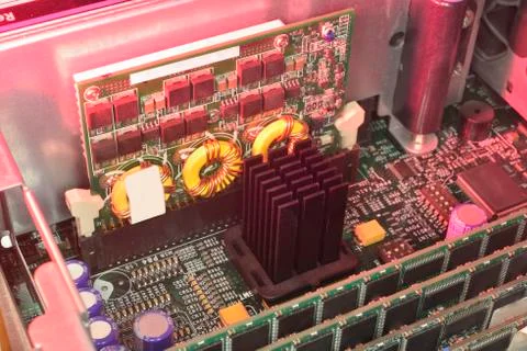 Inside server Stock Photos