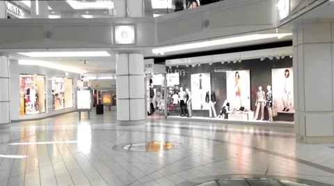 Inside of shopping mall Stock Footage 49549802