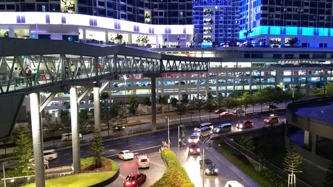 Inside Shopping Mall  Stock Footage 105996004