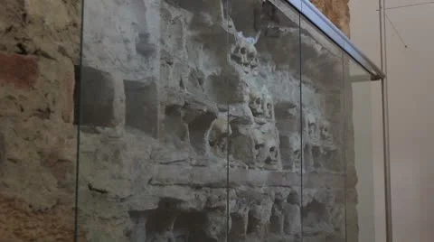 Inside the Skull Tower _3 Stock Footage 8965989