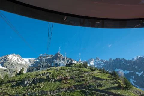 Inside the Skyway, obove the clouds Foto stock