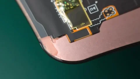 Inside smartphone close up 動画素材 347981350