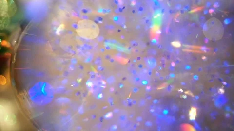 Inside a snow globe Stock Footage 93189180