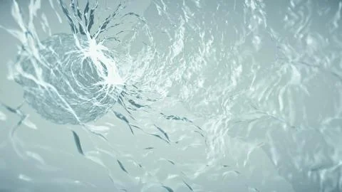Inside soft water swirl simulation illustration background new nature digital Stock Illustration