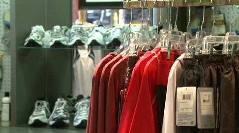 Inside sporting goods store (7 of 7) Video stock 32031579