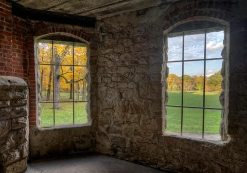 Inside squire's castle Stock Photos