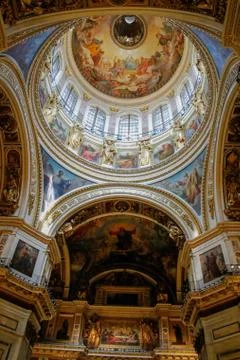Inside St. Isaac's Cathedral Stock Photos