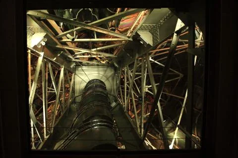 Inside the statue of liberty Stock Photos