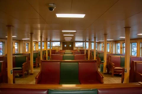 Inside the steamer Stock Photos