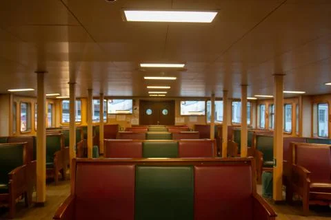 Inside the steamer Stock Photos