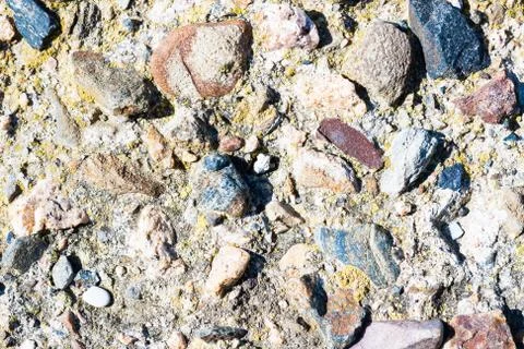 Inside of a Stone wall Stock Photos