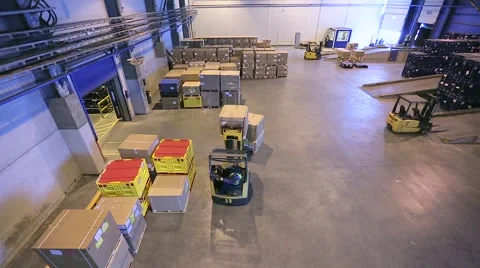 Inside storage warehouse Stock Footage 65040875
