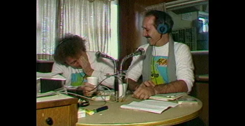 Inside Studio of Radio 4CA – Cairns, NT Australia (1984) Stock Footage 310435522