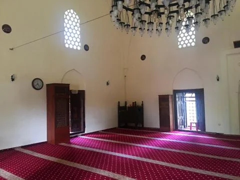 Inside the Süleymaniye Mosque Stock Photos