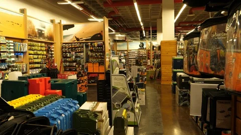 Inside Superspar, Windhoek shopping centre, Namibia, Africa in 4K Stock Footage 90778489