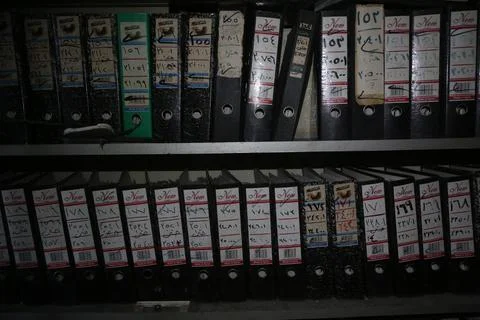Inside Syria's State Security 'Branch 322' in Aleppo after Assad's ouster - 17 D Stock Photos