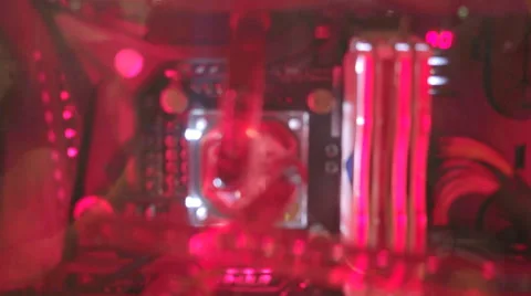 Inside the System Unit Computer Closeup Components of Powerful Computing 動画素材 68386913