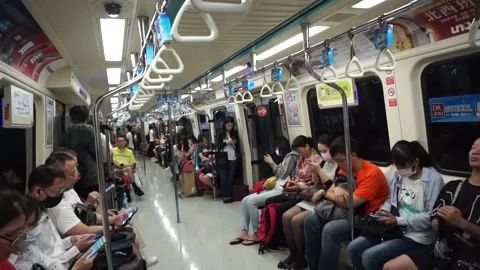 Inside Taiwan Train Stock Footage 151030287