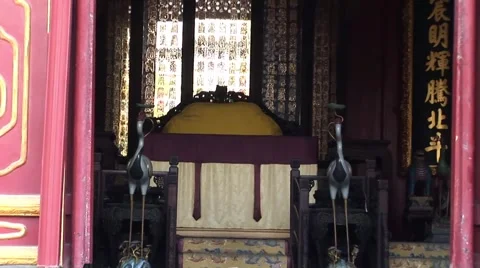 Inside the temple of heaven China Beijing Video stock 56944959