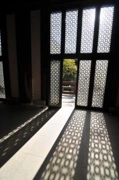 Inside the temple Foto stock