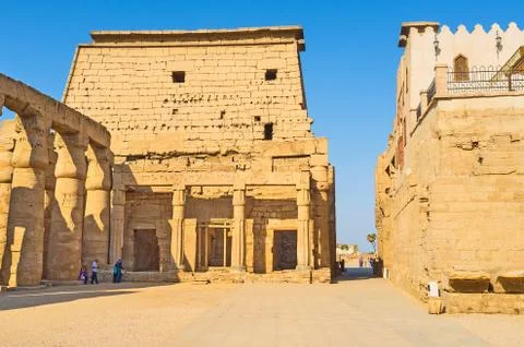 Inside of the Temple 스톡 사진