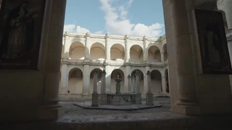 Inside Templo de Santo Domingo de Guzman Church Oaxaca Mexico Spanish Baroque Stock Footage 256092521