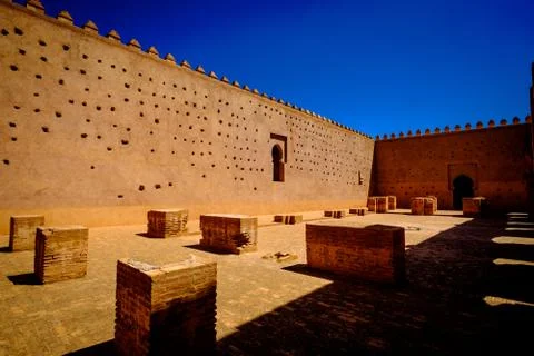 Inside the Tinmel Mosque, Morocco Stock Photos