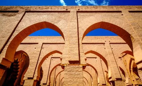 Inside the Tinmel Mosque.  The Tinmel Mosque is a mosque located in the High Stock Photos