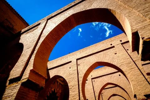 Inside the Tinmel Mosque.  The Tinmel Mosque is a mosque located in the High  Stock Photos